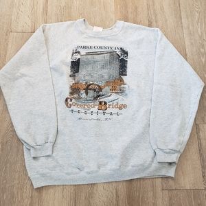 Vintage 90s Covered Bridge Festival crewneck sweatshirt
